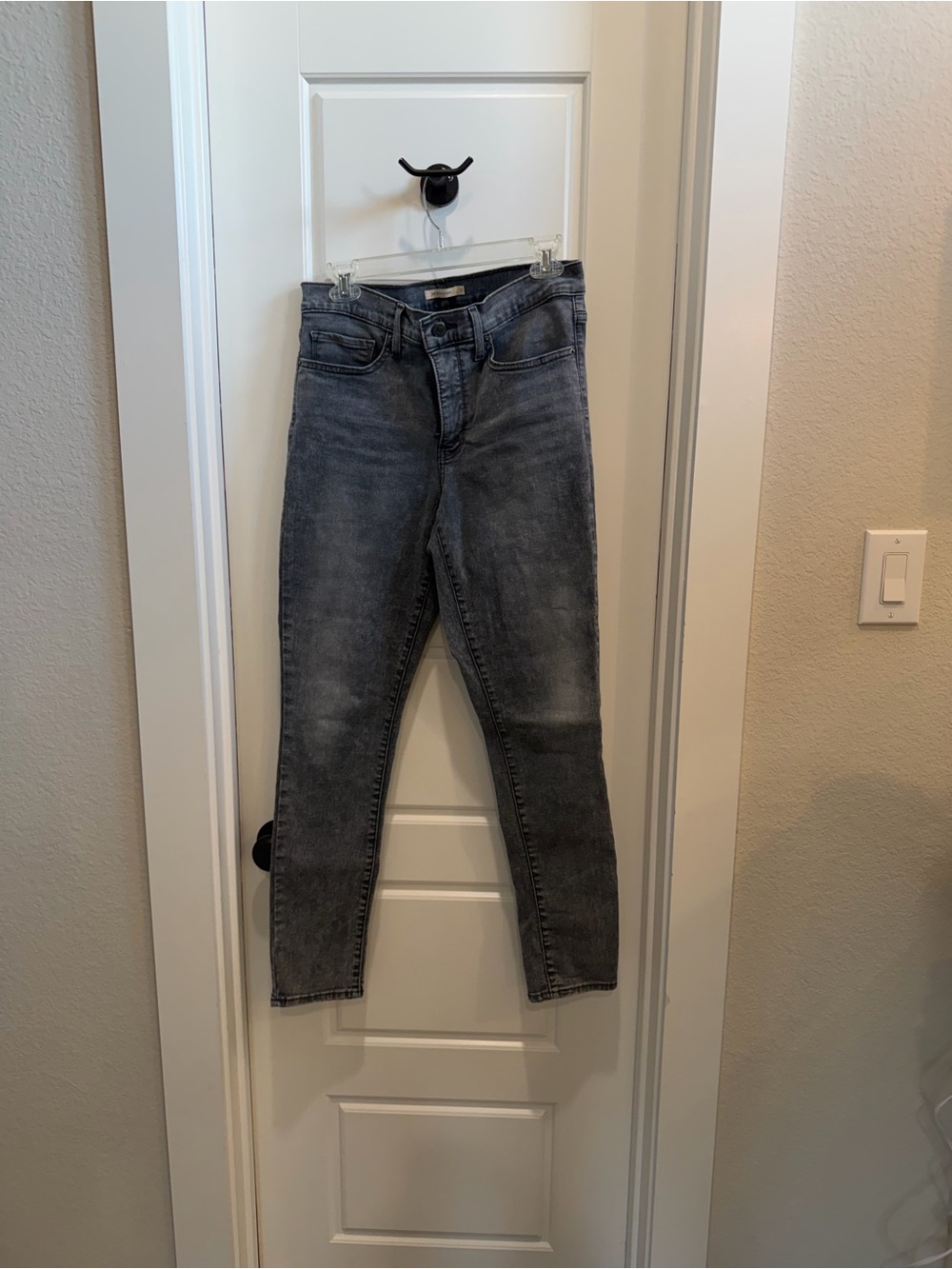 Women's High-Rise Slim Jeans - Grey